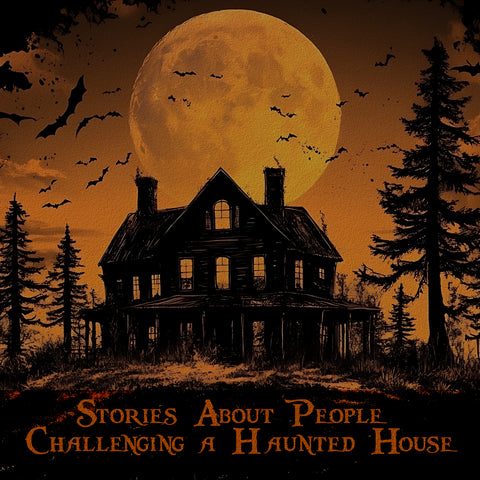 Stories About People Challenging a Haunted House (Audiobook)